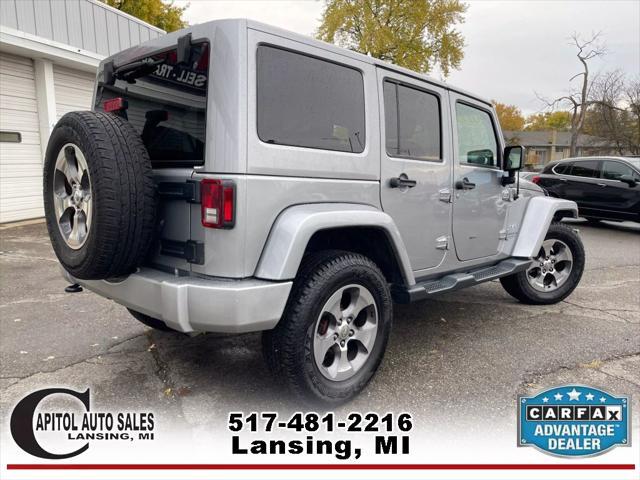used 2017 Jeep Wrangler Unlimited car, priced at $17,999