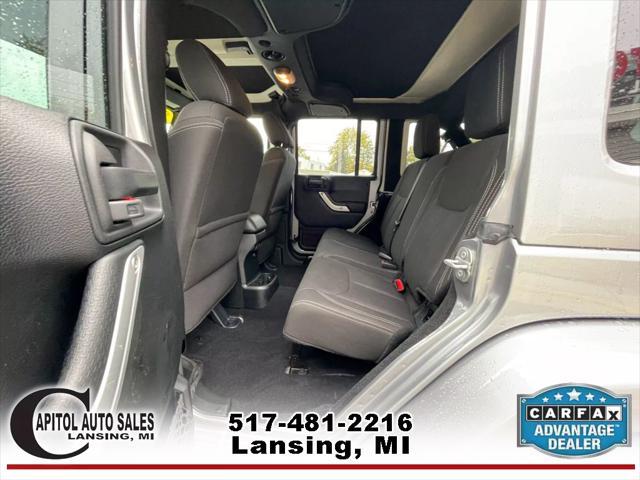 used 2017 Jeep Wrangler Unlimited car, priced at $17,999