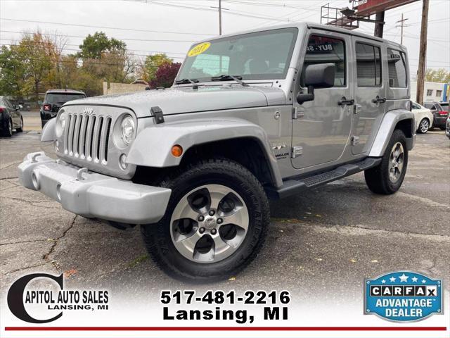 used 2017 Jeep Wrangler Unlimited car, priced at $19,995