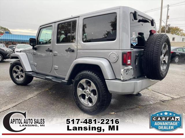 used 2017 Jeep Wrangler Unlimited car, priced at $19,995