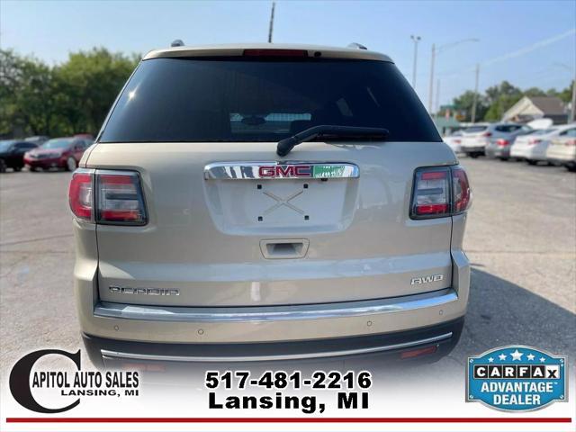 used 2016 GMC Acadia car, priced at $16,495