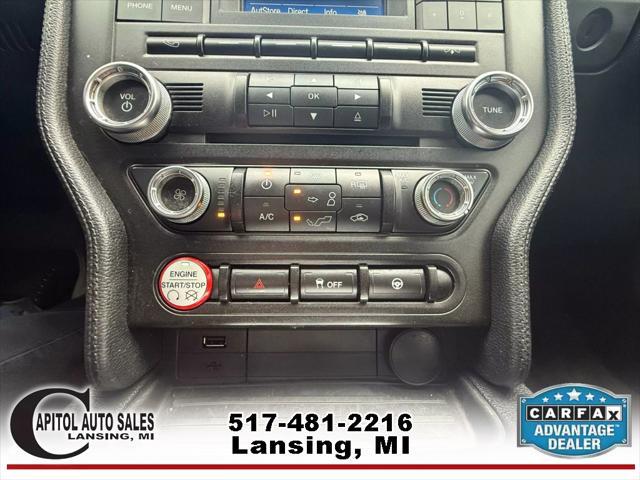 used 2017 Ford Mustang car, priced at $15,495