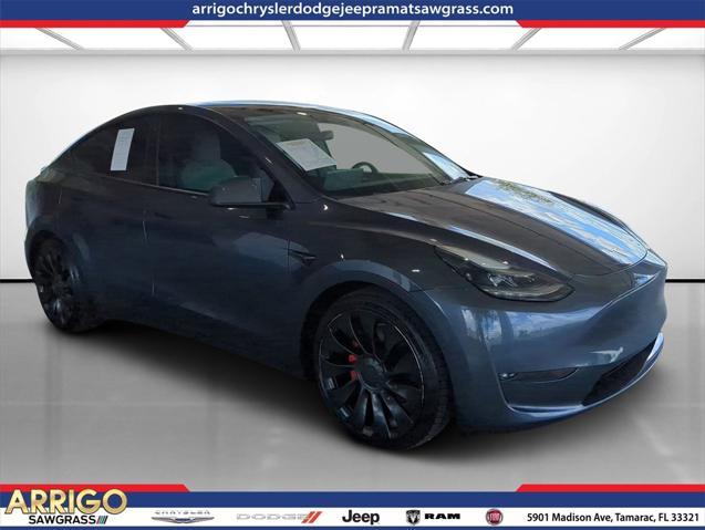 used 2022 Tesla Model Y car, priced at $28,899