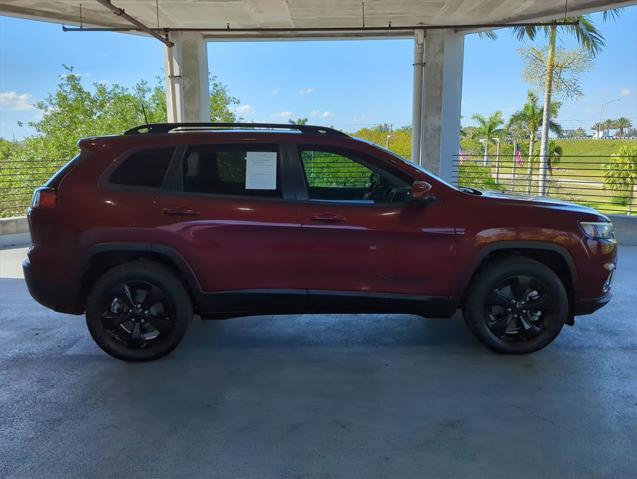 used 2021 Jeep Cherokee car, priced at $23,800