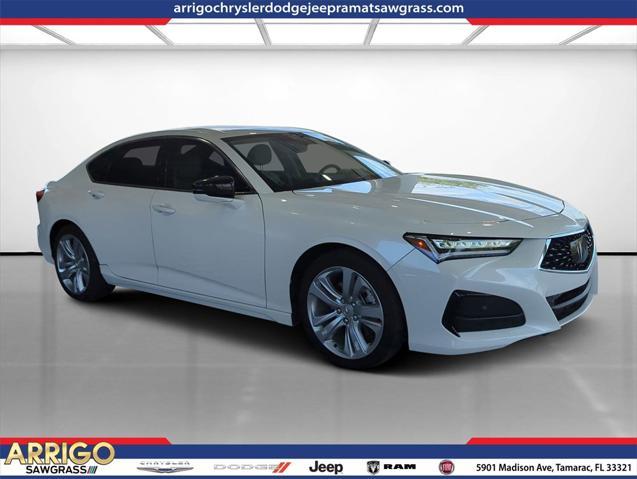 used 2022 Acura TLX car, priced at $30,588