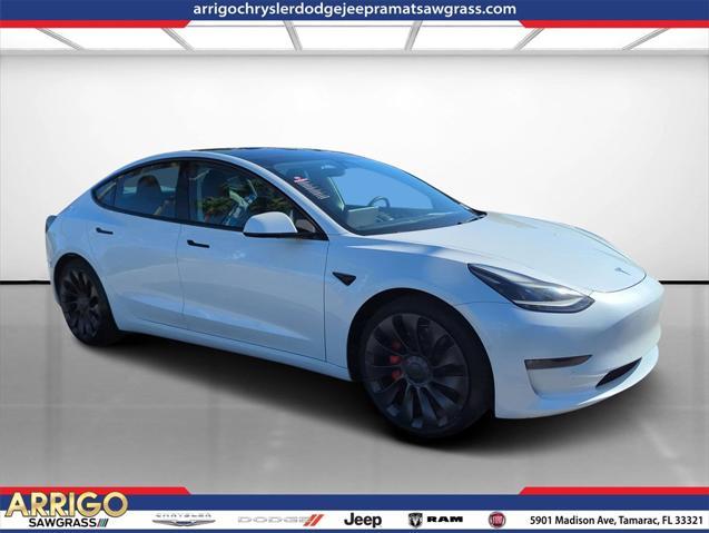 used 2022 Tesla Model 3 car, priced at $28,498