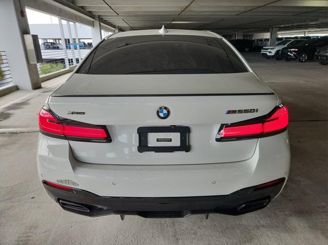 used 2021 BMW M550 car, priced at $43,550