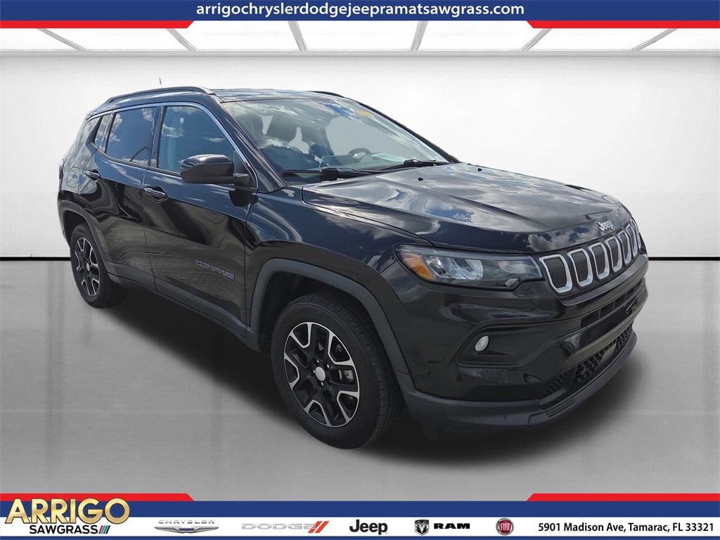 used 2022 Jeep Compass car, priced at $18,471