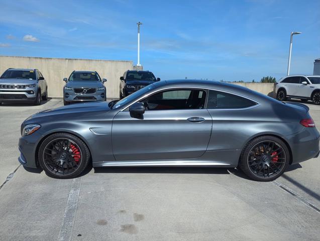 used 2017 Mercedes-Benz AMG C 63 car, priced at $52,998