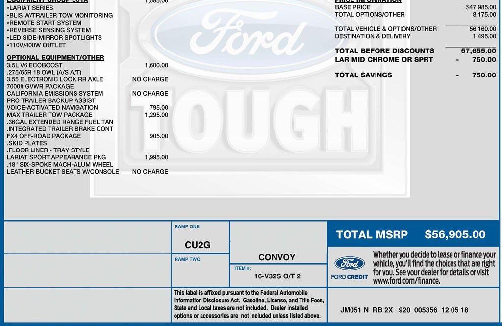 used 2019 Ford F-150 car, priced at $28,749