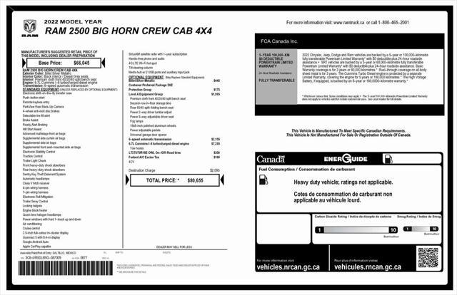 used 2022 Ram 2500 car, priced at $47,935