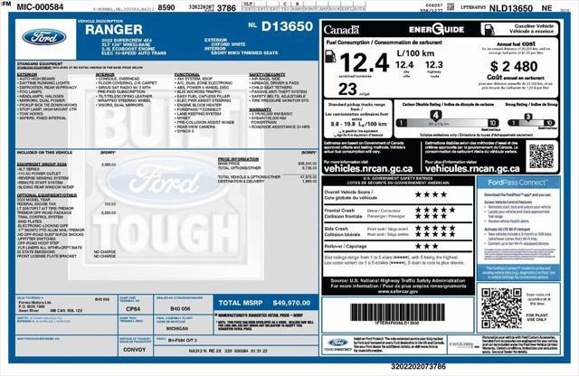 used 2022 Ford Ranger car, priced at $26,913