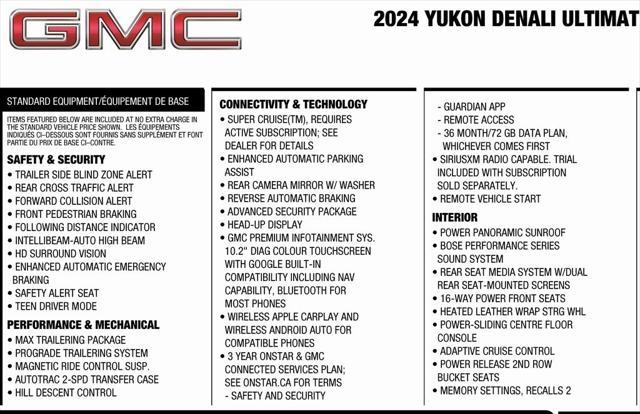 used 2024 GMC Yukon car, priced at $86,928