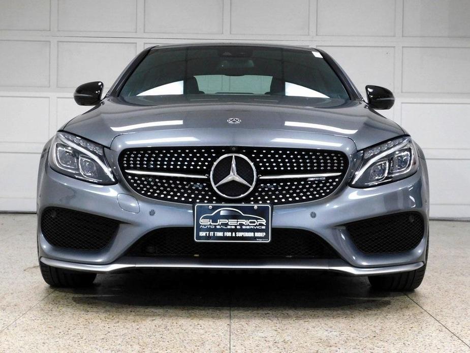 used 2018 Mercedes-Benz AMG C 43 car, priced at $34,999