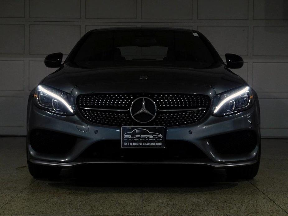 used 2018 Mercedes-Benz AMG C 43 car, priced at $34,999