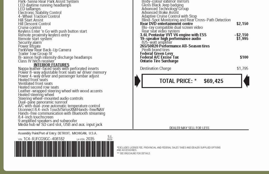 used 2016 Jeep Grand Cherokee car, priced at $18,984