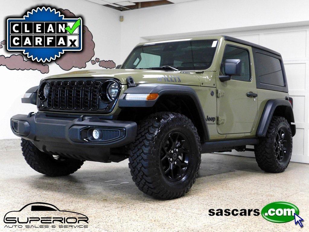used 2025 Jeep Wrangler car, priced at $39,999