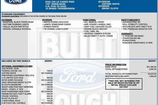 used 2020 Ford Transit-250 car, priced at $26,968