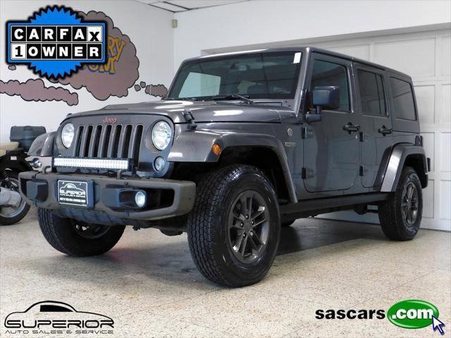 used 2016 Jeep Wrangler Unlimited car, priced at $18,999