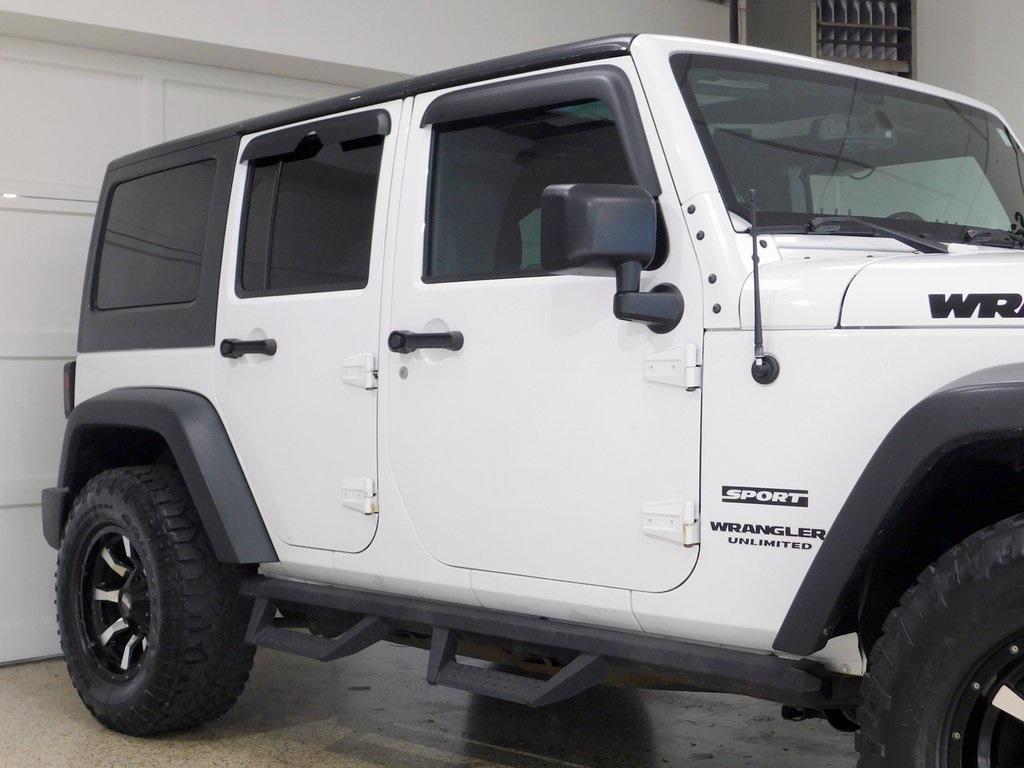used 2017 Jeep Wrangler Unlimited car, priced at $21,859