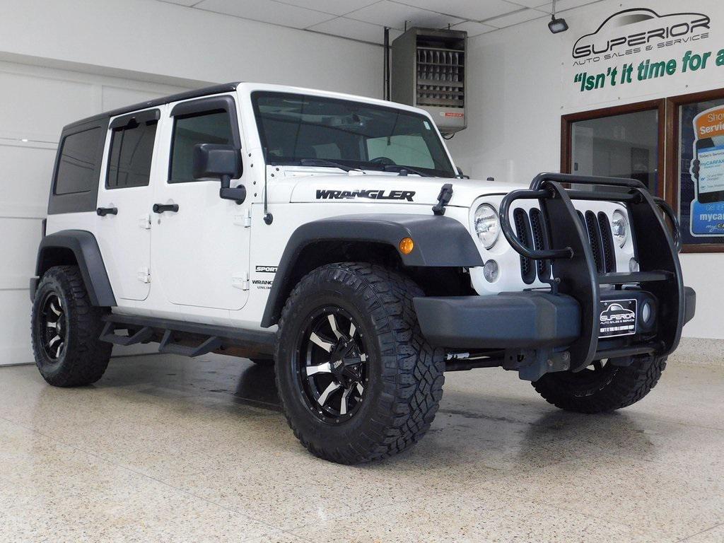 used 2017 Jeep Wrangler Unlimited car, priced at $21,859
