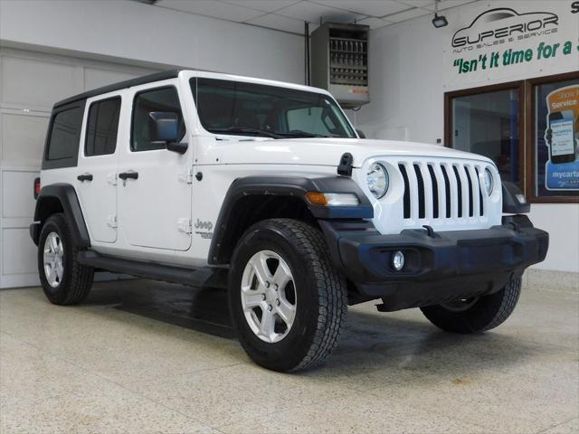 used 2020 Jeep Wrangler Unlimited car, priced at $22,599