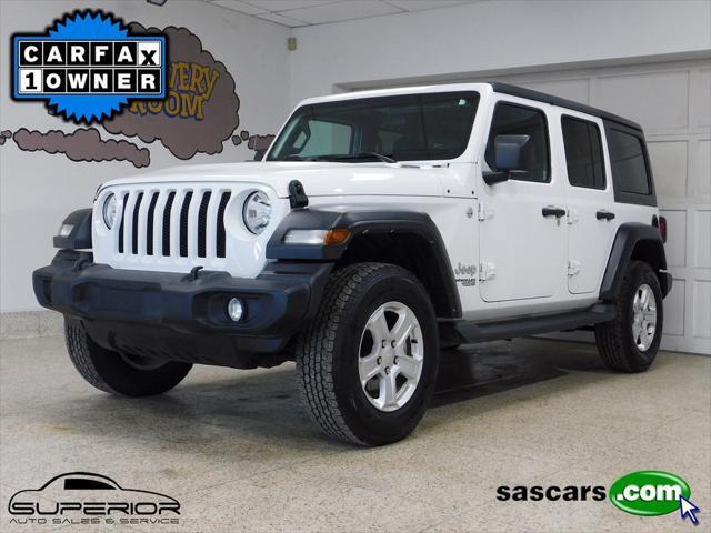 used 2020 Jeep Wrangler Unlimited car, priced at $22,999