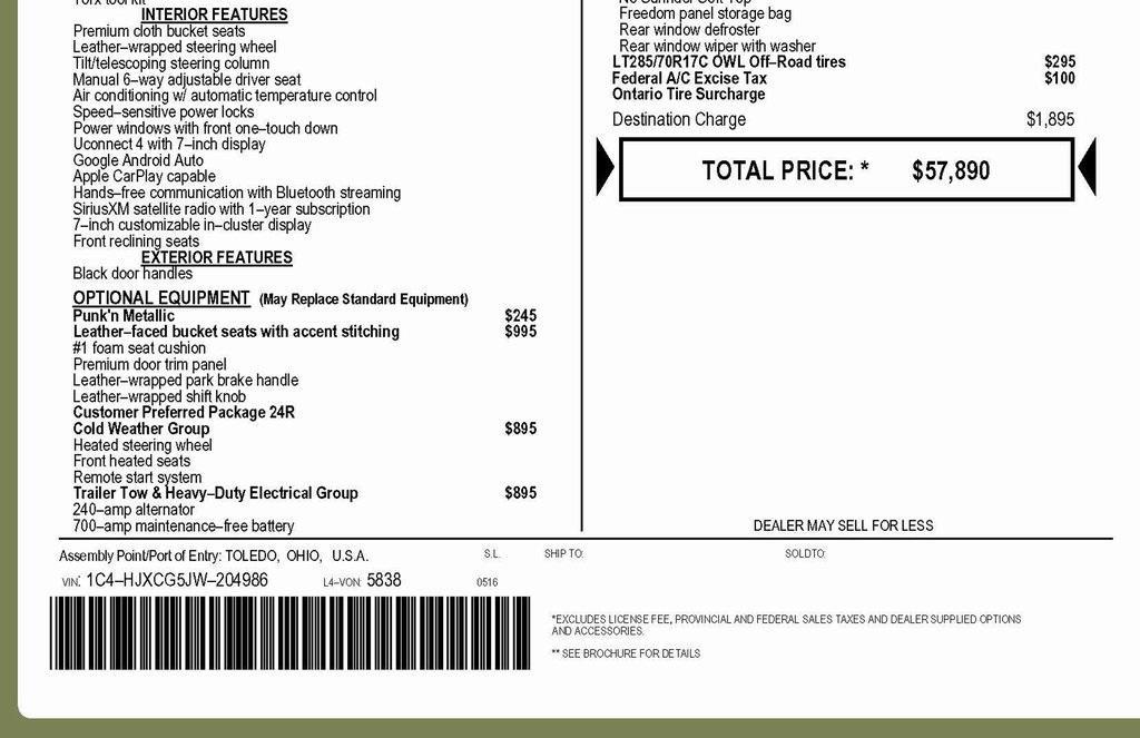 used 2018 Jeep Wrangler car, priced at $27,958