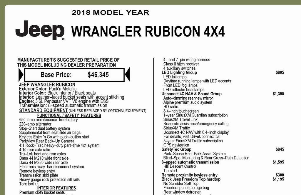 used 2018 Jeep Wrangler car, priced at $27,958