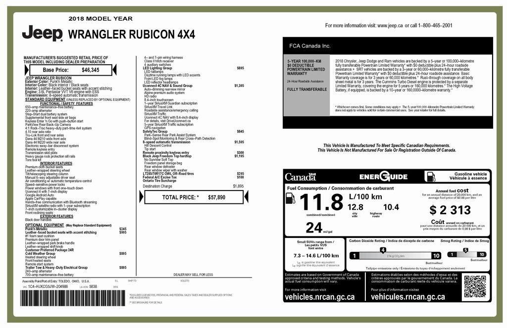 used 2018 Jeep Wrangler car, priced at $27,958