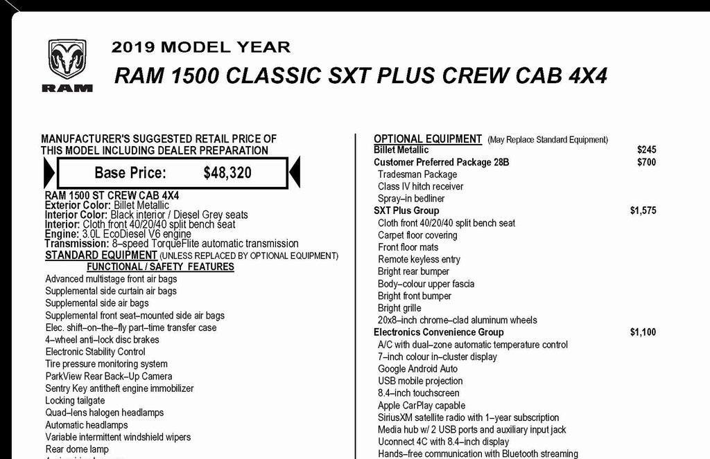 used 2019 Ram 1500 car, priced at $27,279