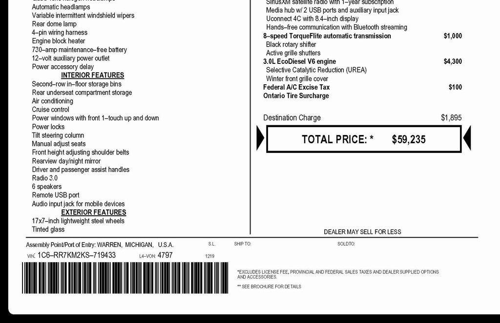 used 2019 Ram 1500 car, priced at $27,279