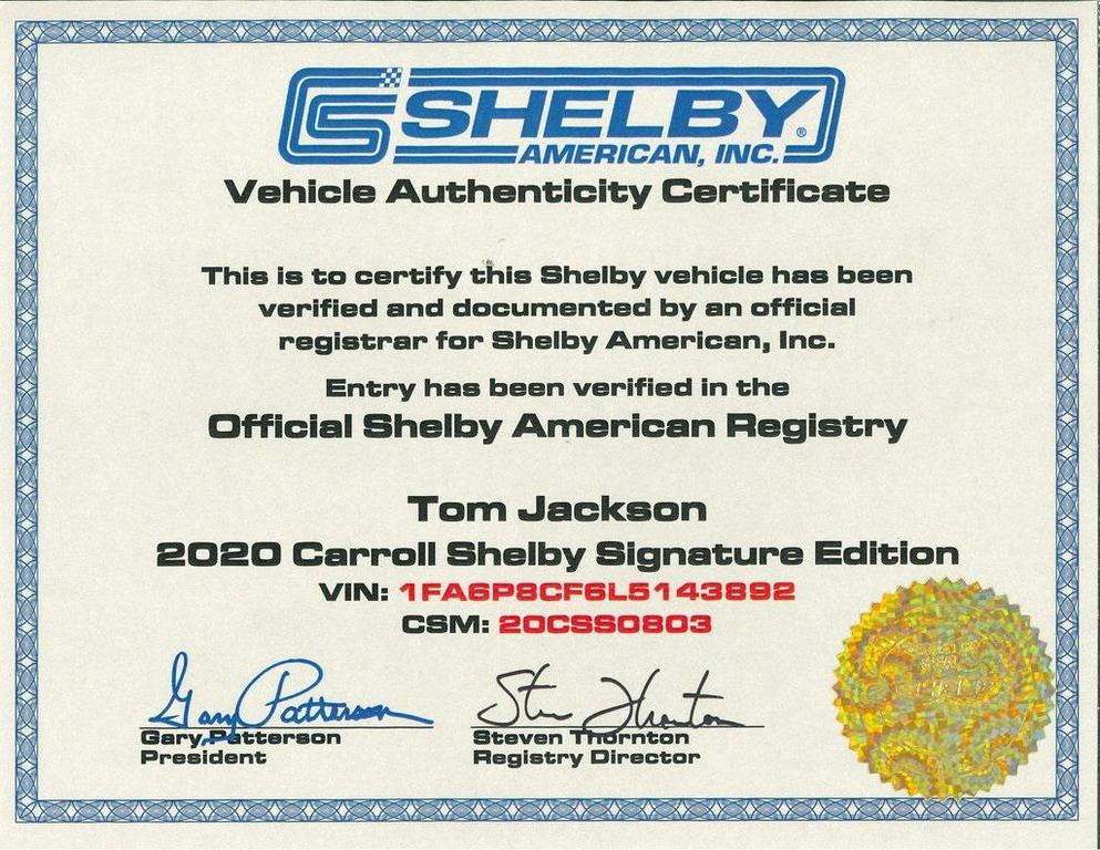 used 2020 Ford Mustang car, priced at $95,999