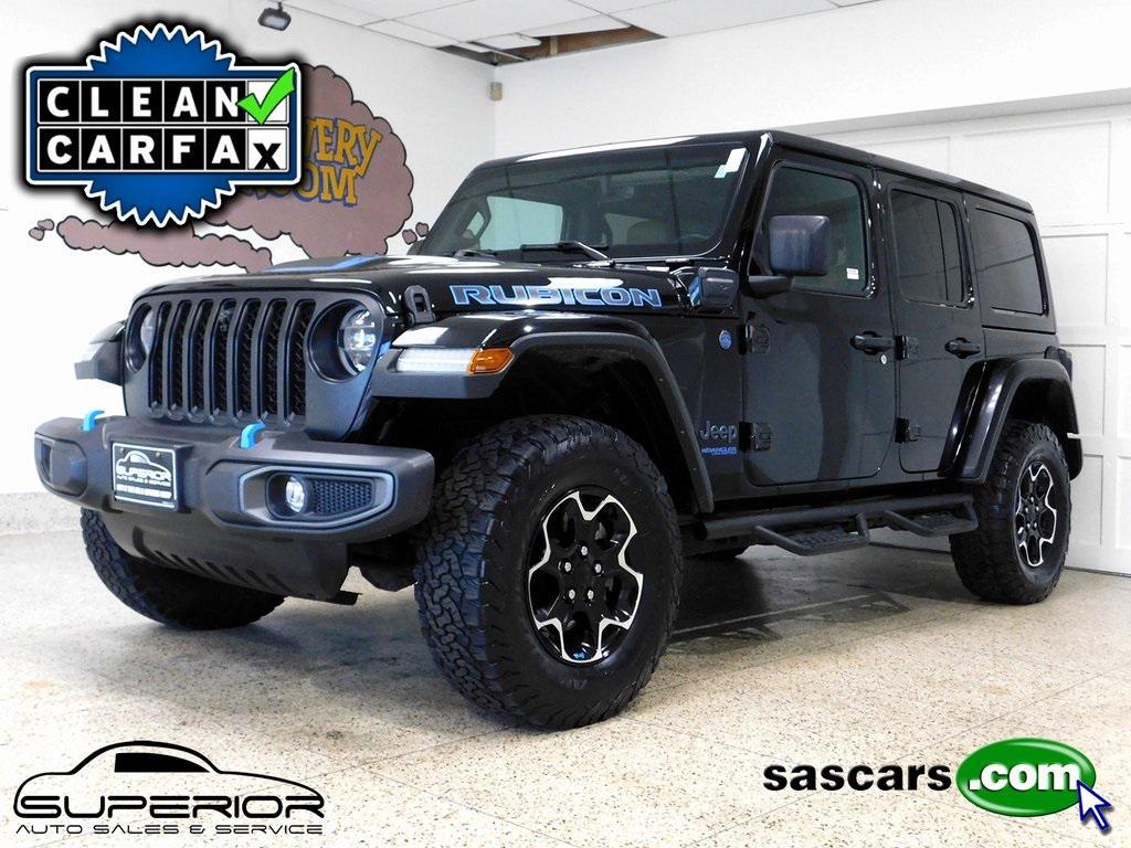 used 2022 Jeep Wrangler Unlimited 4xe car, priced at $32,899