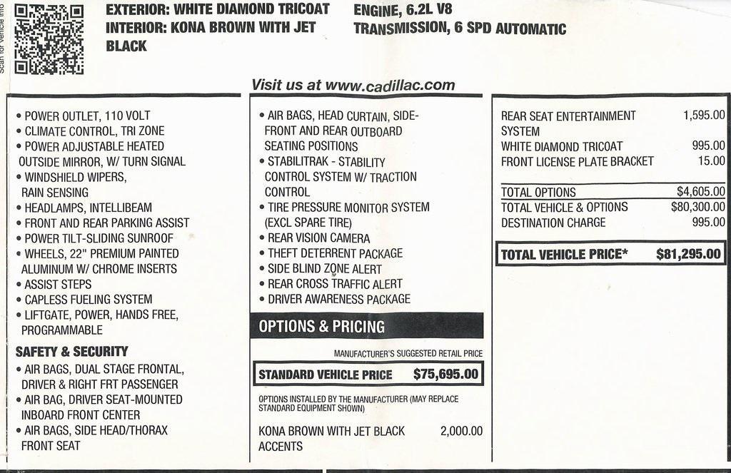 used 2015 Cadillac Escalade car, priced at $17,939