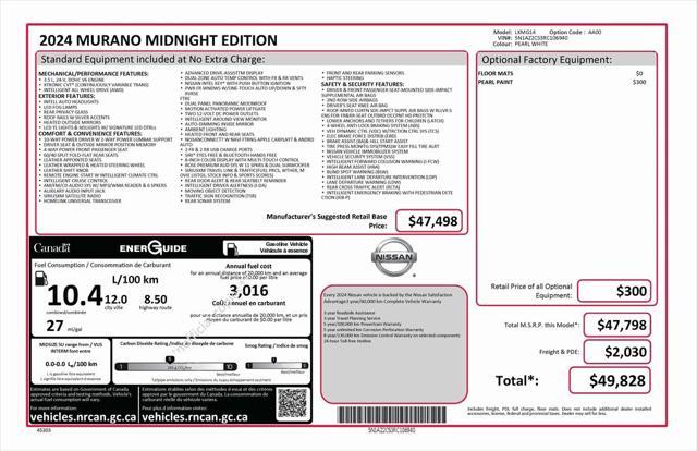 used 2024 Nissan Murano car, priced at $36,690