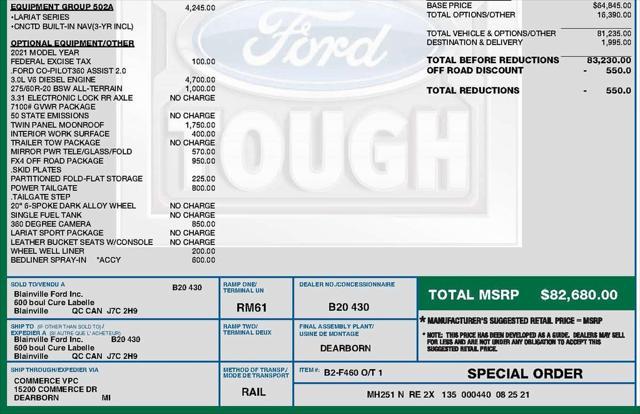 used 2021 Ford F-150 car, priced at $44,729