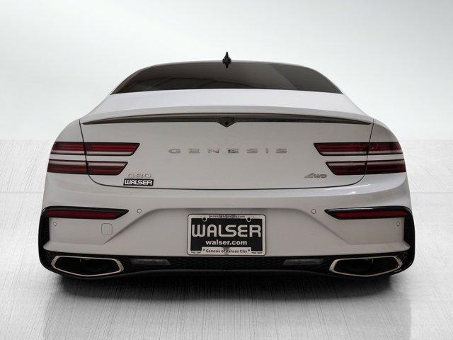 new 2025 Genesis G80 car, priced at $57,998