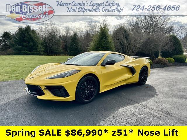 new 2025 Chevrolet Corvette car, priced at $91,800