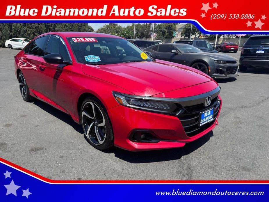 used 2021 Honda Accord car, priced at $24,999