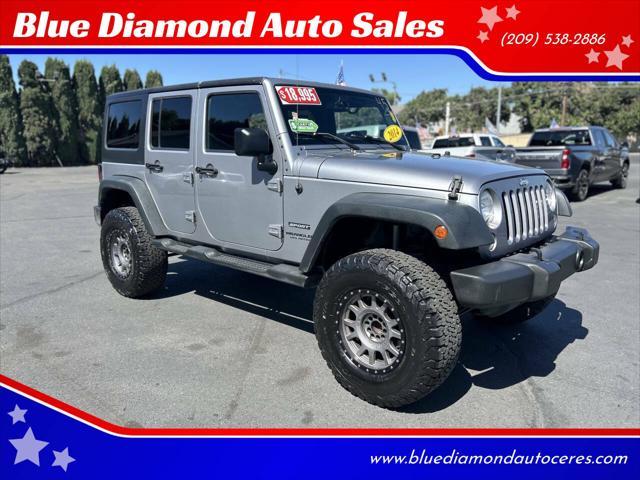 used 2014 Jeep Wrangler Unlimited car, priced at $18,999