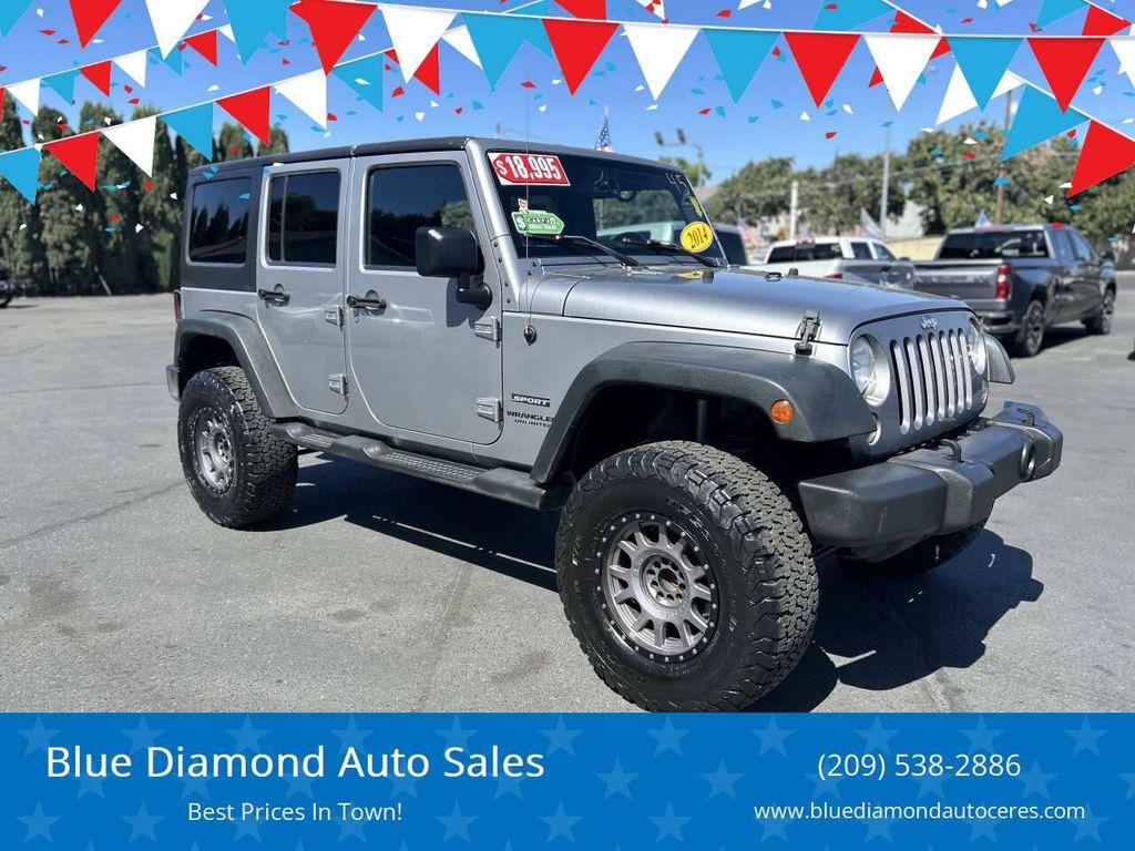 used 2014 Jeep Wrangler Unlimited car, priced at $16,999
