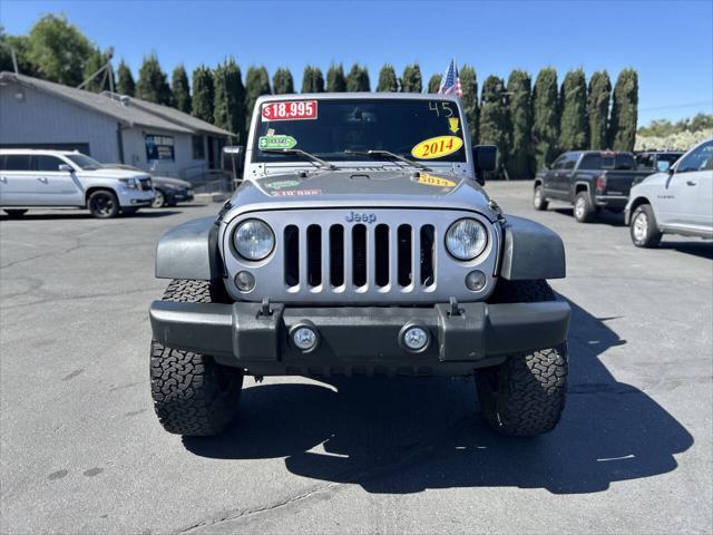 used 2014 Jeep Wrangler Unlimited car, priced at $18,999