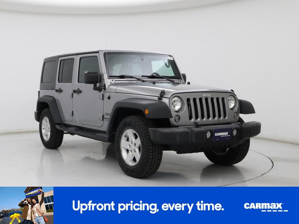 used 2016 Jeep Wrangler car, priced at $17,998
