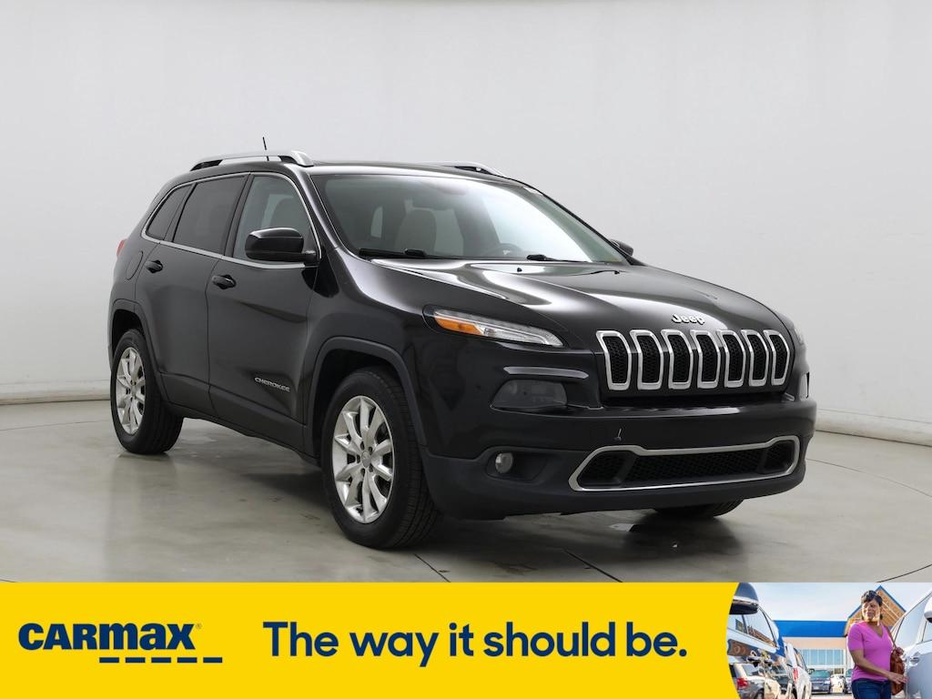 used 2015 Jeep Cherokee car, priced at $13,998