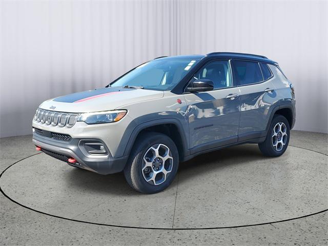 used 2022 Jeep Compass car, priced at $23,500