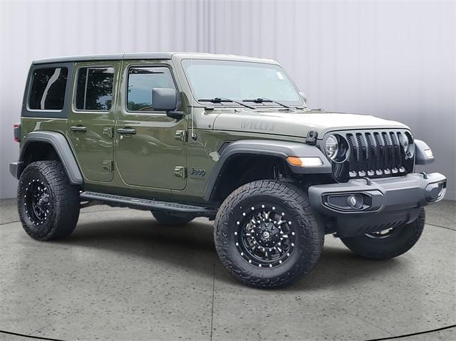 used 2021 Jeep Wrangler car, priced at $29,038
