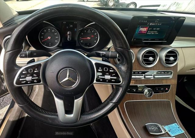 used 2019 Mercedes-Benz C-Class car, priced at $15,990