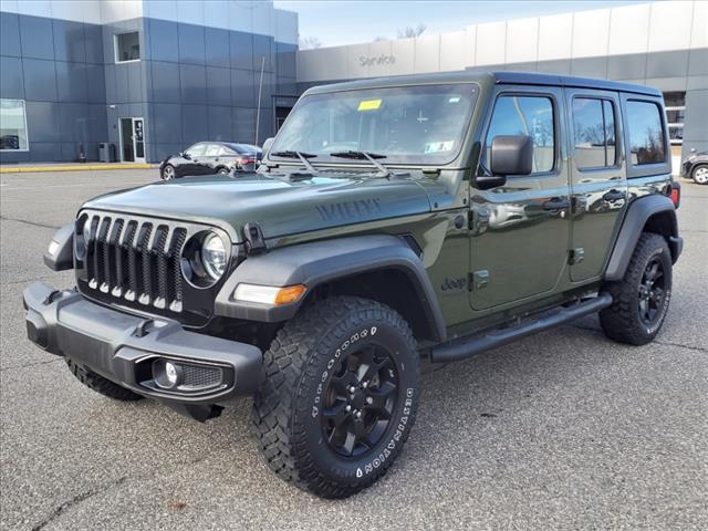 used 2021 Jeep Wrangler car, priced at $33,100