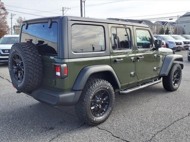 used 2021 Jeep Wrangler car, priced at $33,100